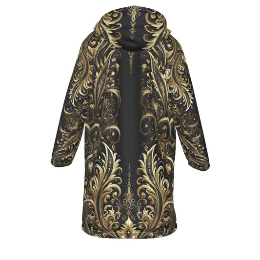 Midnight Royal Long Fleece Cloak