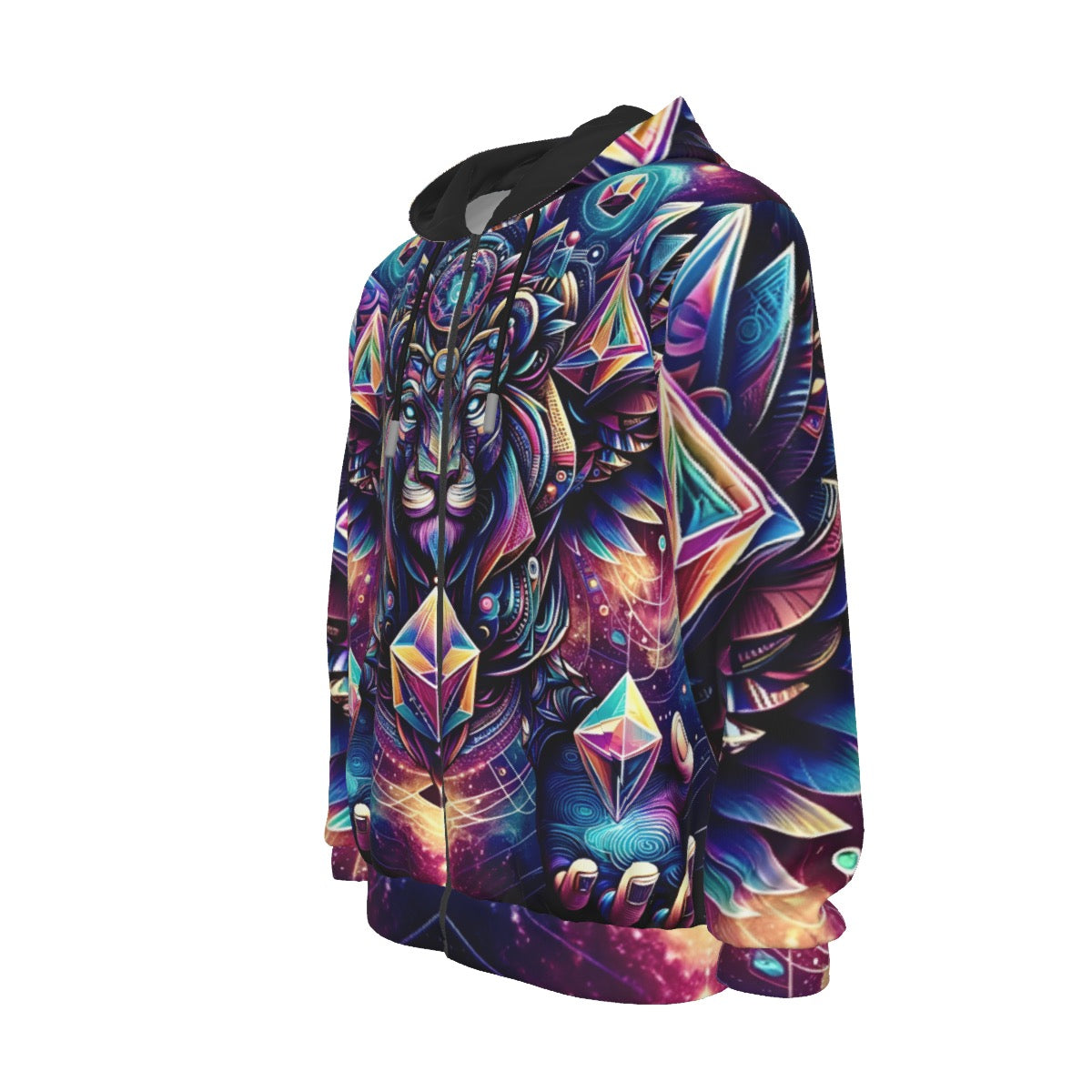 Guradian of Lyra Zip Up Hoodie With Pocket | Interlock