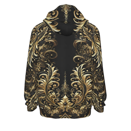 Midnight Royal Zip Up Hoodie With Pocket | Interlock