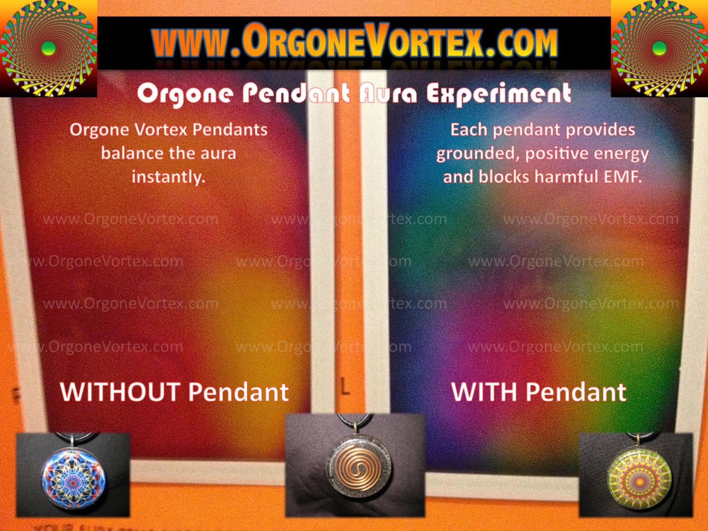 64 Tetrahedron - Sacred Geometry Holographic Orgone Tesla Pendant- EMF Blocker - Chakra Balancing - FREE Necklace - Hand Made