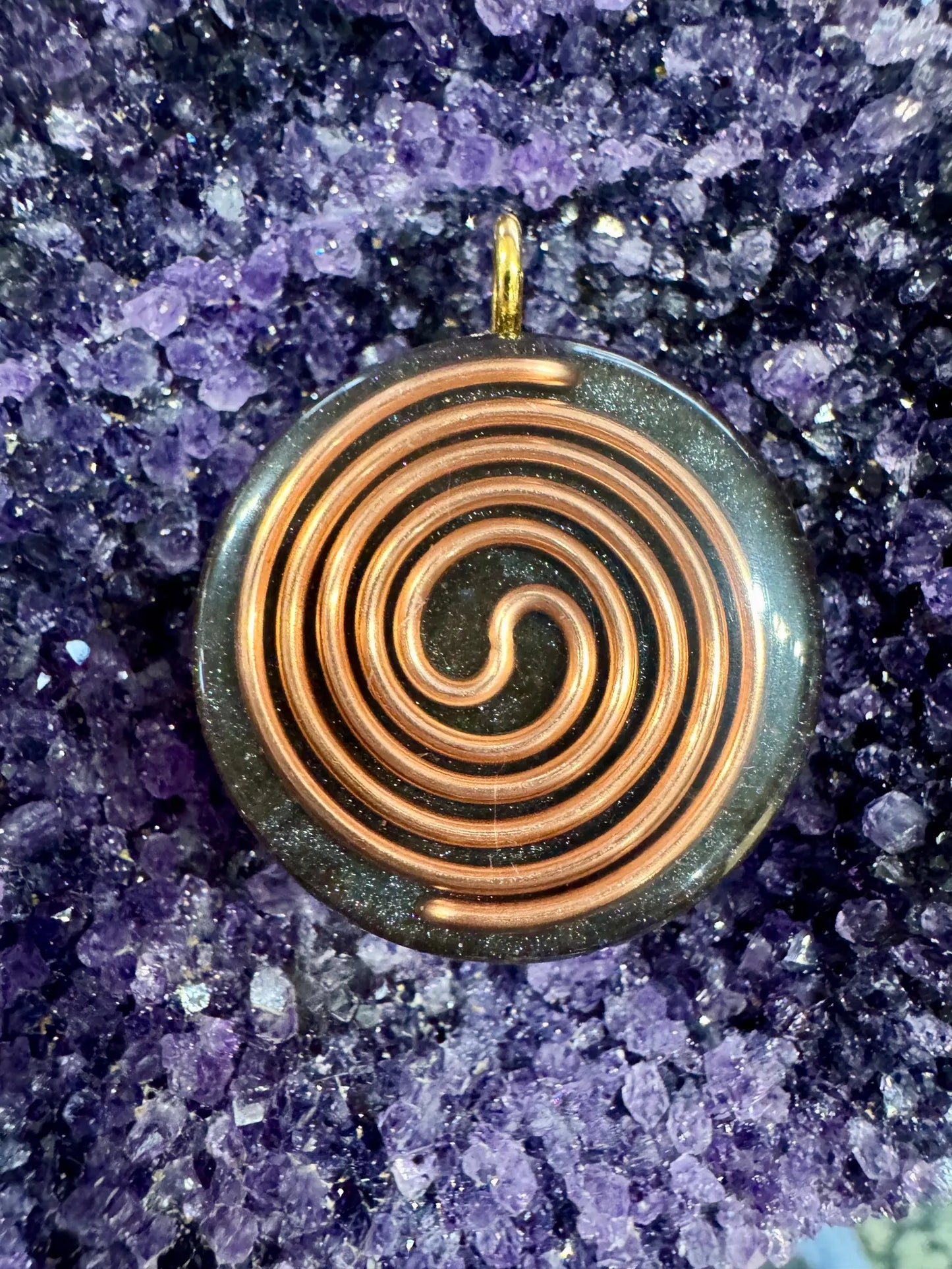 64 Tetrahedron - Sacred Geometry Holographic Orgone Tesla Pendant- EMF Blocker - Chakra Balancing - FREE Necklace - Hand Made