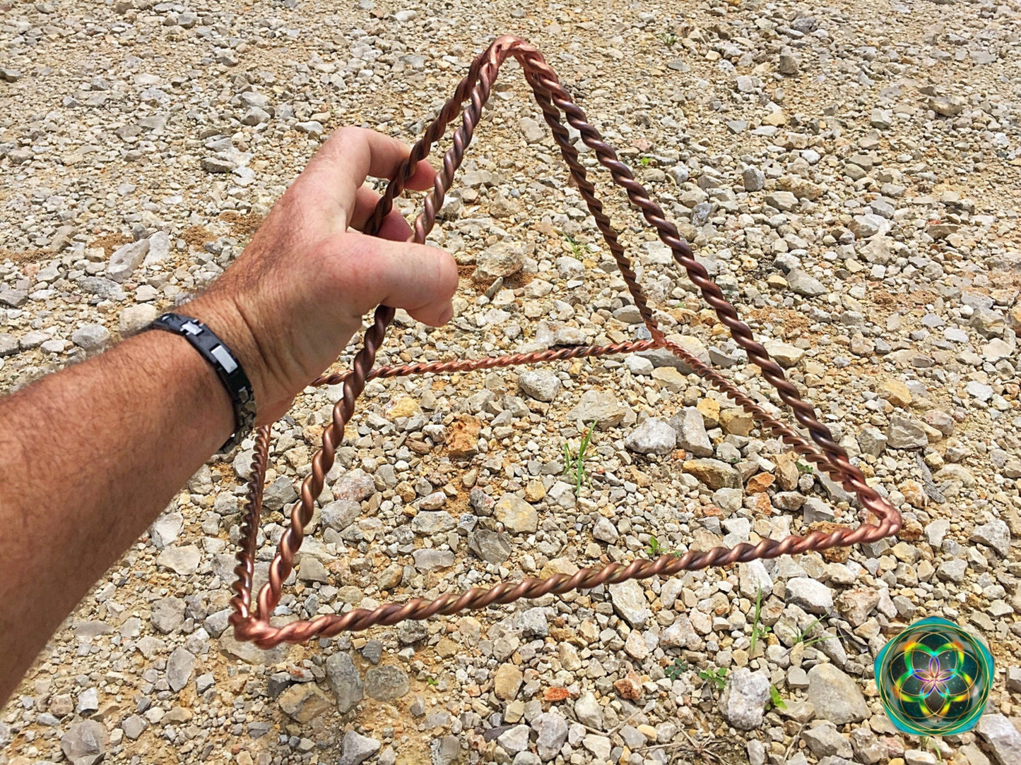 Copper Sacred Cubit Tensor Pyramid - Energy - Balance - Grid Activation - Made To Order