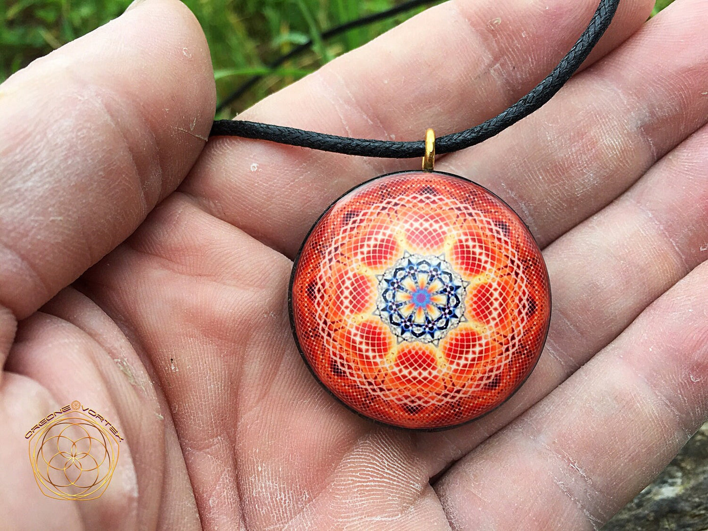 Matrix Orgone Tesla Pendant- featuring Pumayana -EMF Blocker - Chakra Balancing - FREE Necklace - Hand Made