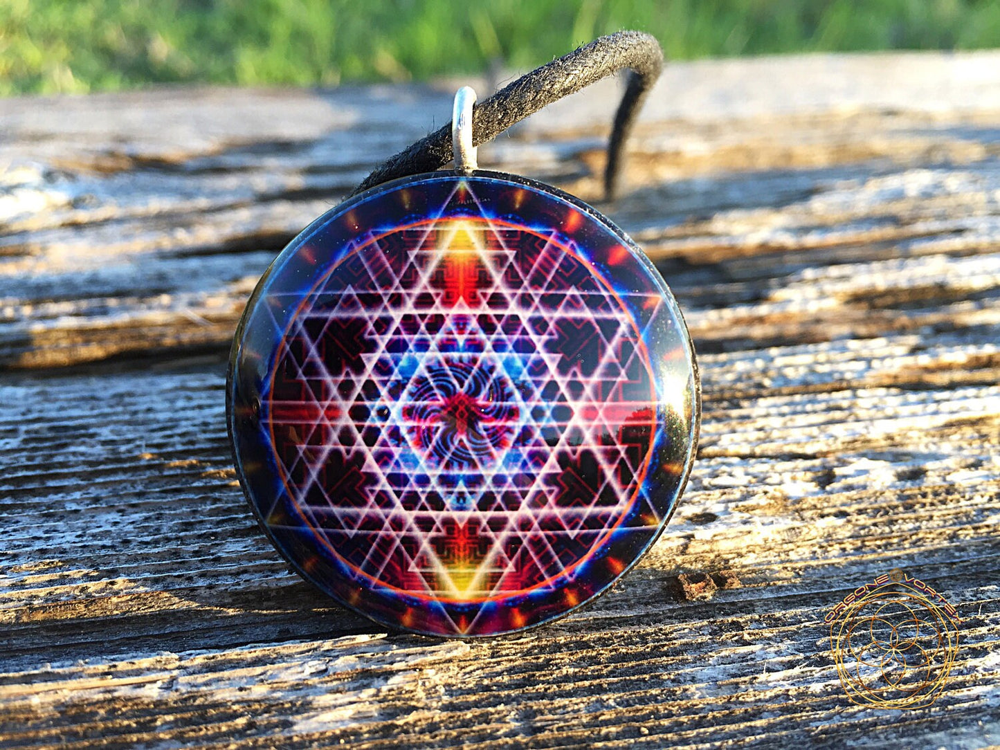 Arcturus Orgone Tesla Pendant- featuring Pumayana -EMF Blocker - Chakra Balancing - FREE Necklace - Hand Made