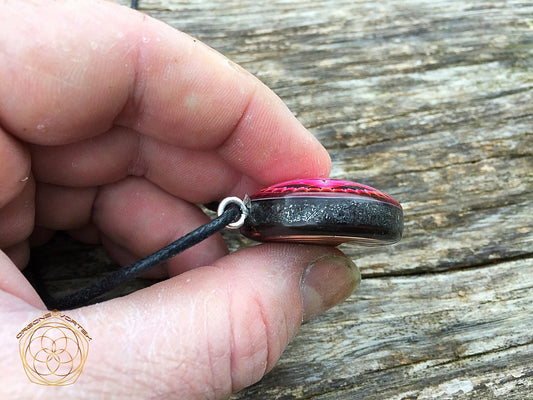 Indian-Valley Orgone Tesla Pendant- featuring Pumayana -EMF Blocker - Chakra Balancing - FREE Necklace - Hand Made