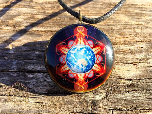 Galactivation Orgone Tesla Pendant- featuring  PUMAYANA -EMF Blocker - Chakra Balancing - FREE Necklace - Hand Made
