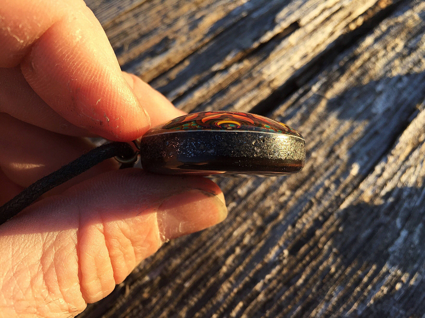 Happy Happy James - Seed of Life - Orgone Tesla Pendant - EMF Blocker - Chakra Balancing - FREE Necklace - Hand Made