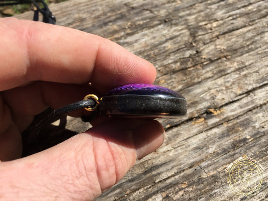 Galactivation Orgone Tesla Pendant- featuring  PUMAYANA -EMF Blocker - Chakra Balancing - FREE Necklace - Hand Made