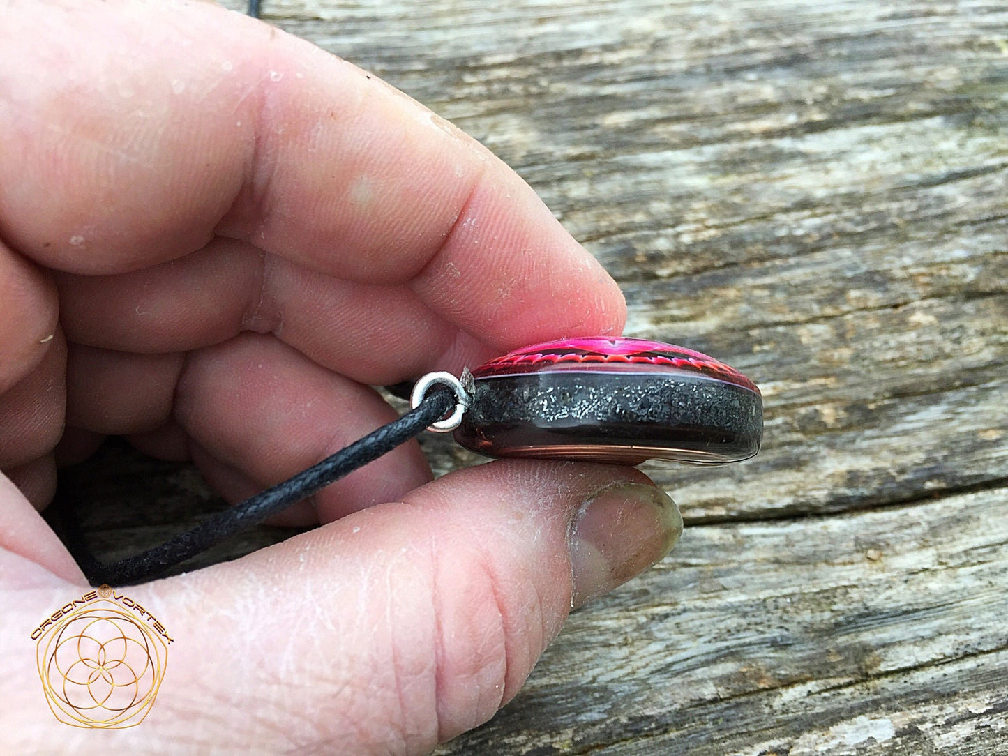 Anu Orgone Tesla Pendant- featuring Pumayana -EMF Blocker - Chakra Balancing - FREE Necklace - Hand Made