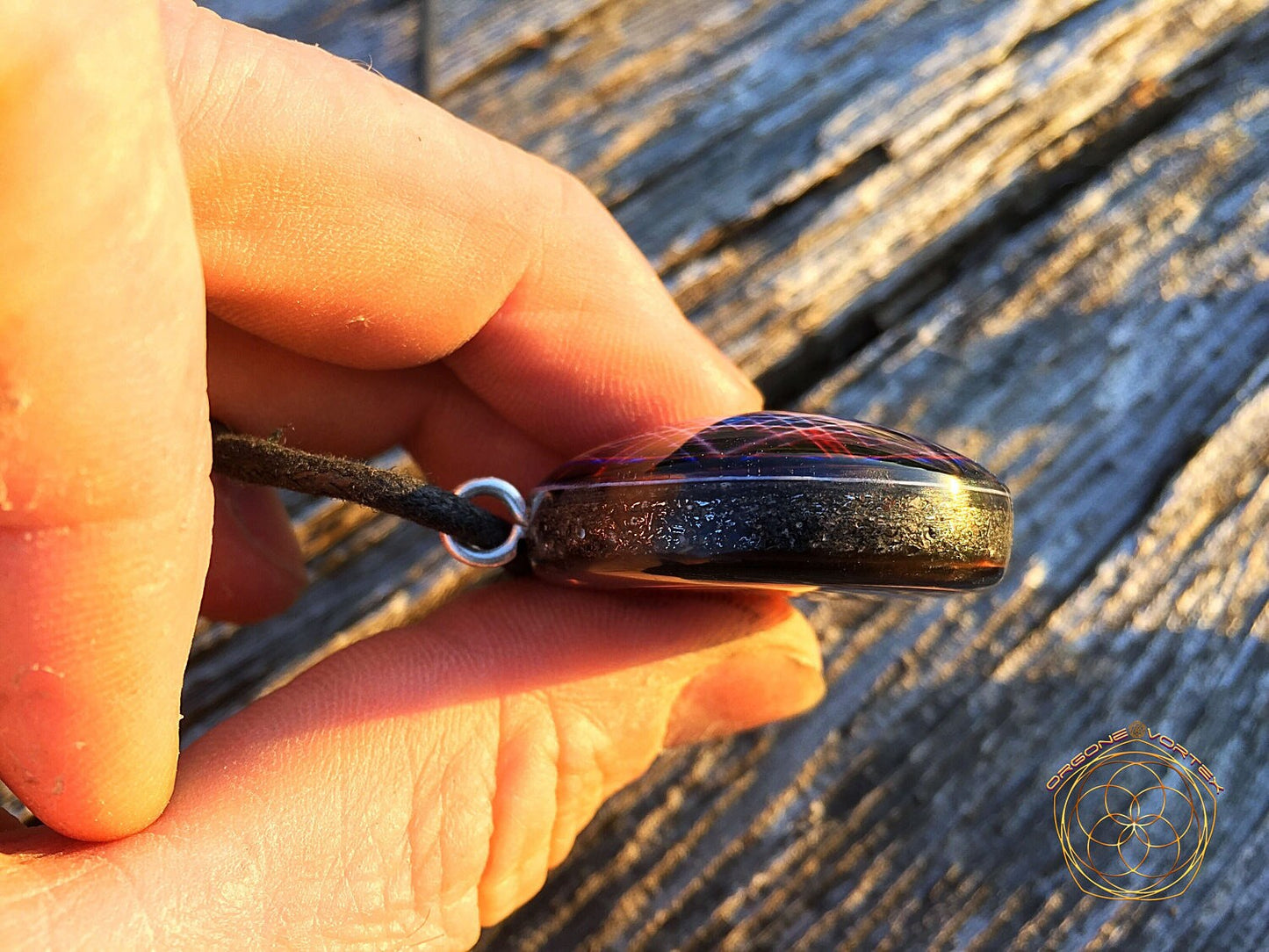 Arcturus Orgone Tesla Pendant- featuring Pumayana -EMF Blocker - Chakra Balancing - FREE Necklace - Hand Made