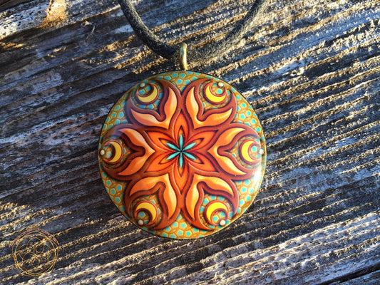 Happy Happy James - Seed of Life - Orgone Tesla Pendant -  EMF Blocker - Chakra Balancing - FREE Necklace - Hand Made