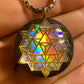 64 Tetrahedron - Sacred Geometry Holographic Orgone Tesla Pendant- EMF Blocker - Chakra Balancing - FREE Necklace - Hand Made