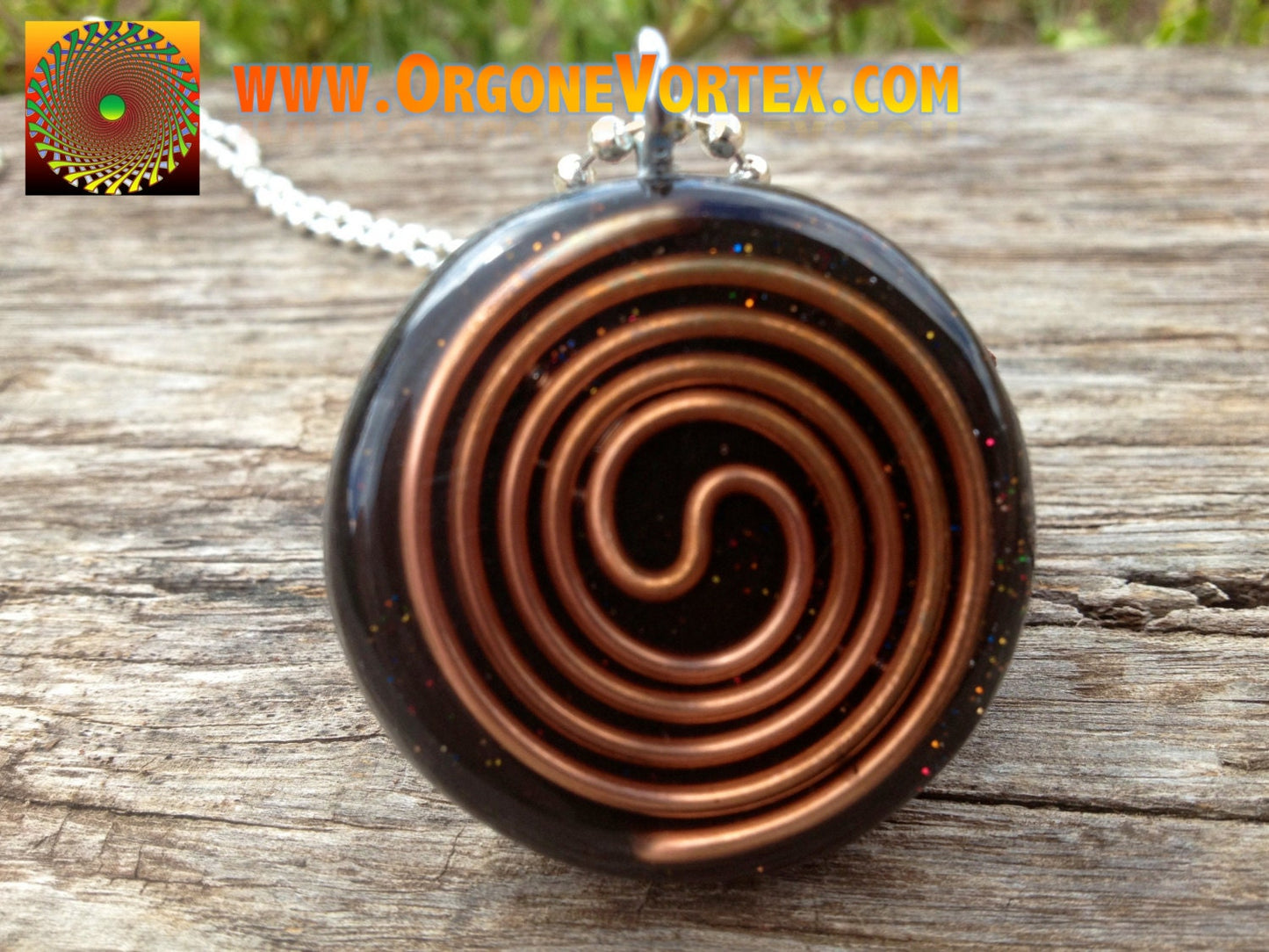 Purple Bloom Flower of Life - Sacred Geometry - Orgone Tesla Pendant- EMF Blocker - Chakra Balancing - FREE Necklace - Hand Made
