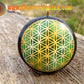 Emerald Sun Flower of Life - Sacred Geometry - Orgone Tesla Pendant- EMF Blocker - Chakra Balancing - FREE Necklace - Hand Made