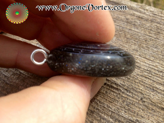 Sri Yantra Mandala Orgone Tesla Pendant- EMF Blocker - Chakra Balancing - FREE Necklace - Hand Made