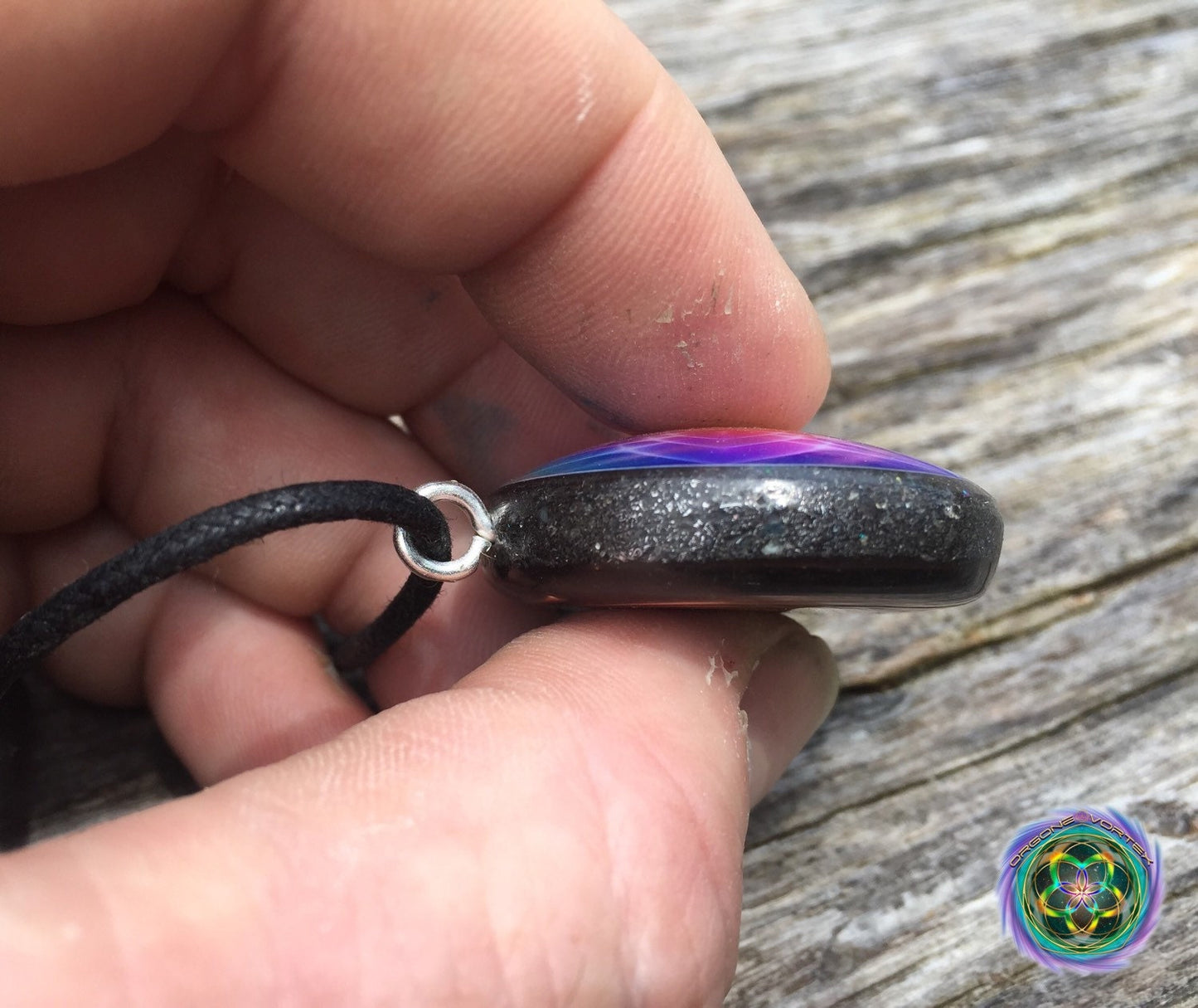 Orgone Tesla Pendant- featuring PUMAYANA -EMF Blocker - Chakra Balancing - FREE Necklace - Hand Made