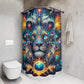 Constellation King Polyester Shower Curtain