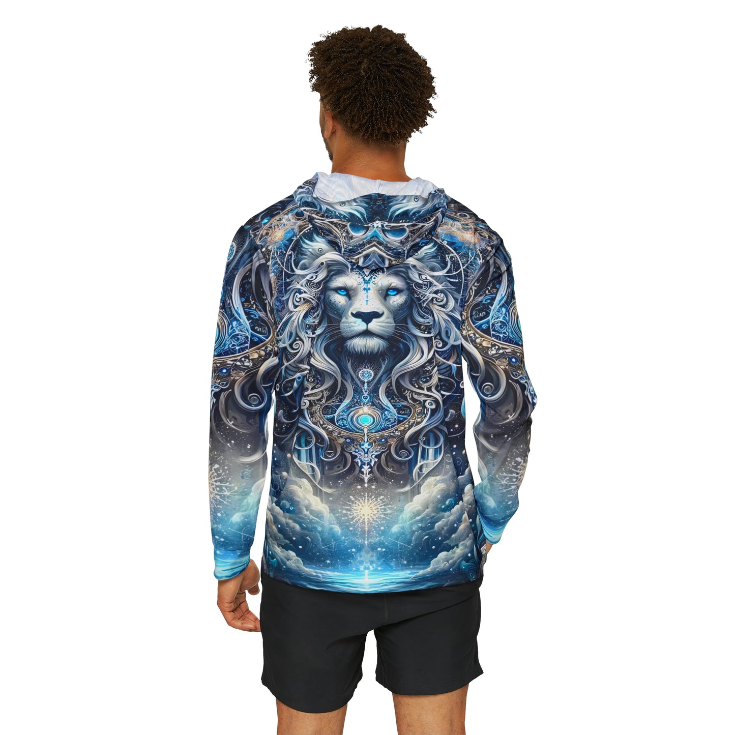 Celestial King Men's Sports Warmup Hoodie (AOP)