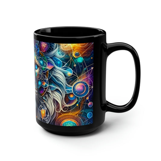 Constellation King Black Mug, 15oz