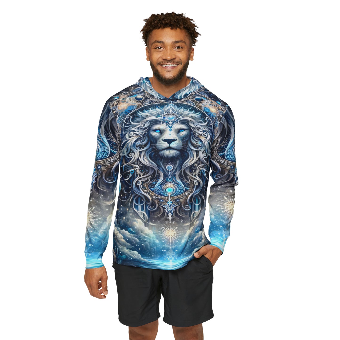 Celestial King Men's Sports Warmup Hoodie (AOP)