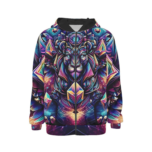 Guradian of Lyra Zip Up Hoodie With Pocket | Interlock