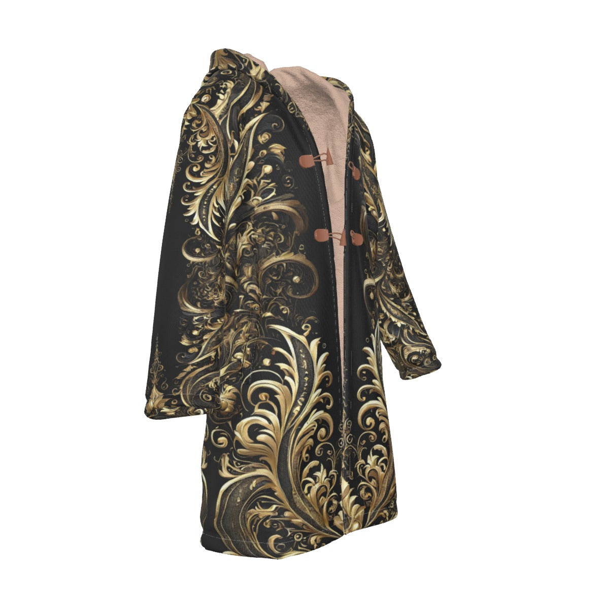Midnight Royal Long Fleece Cloak