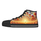 Horizon of Celestial Dreams Men's Black Sole Canvas Shoes