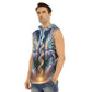 Twin Flame Sleeveless Hooded Shirt