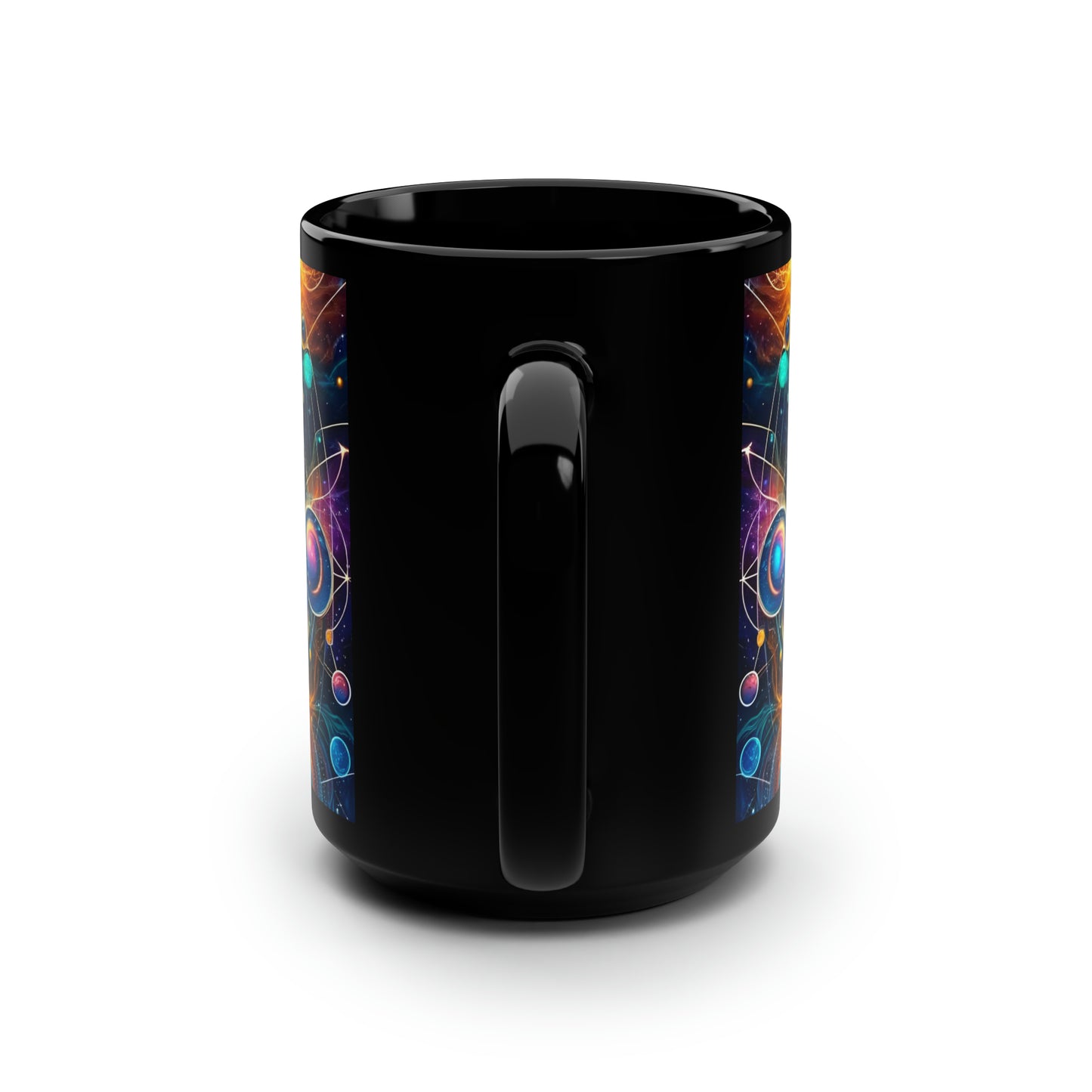 Constellation King Black Mug, 15oz