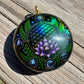 Sacred Lotus Holographic Orgonite Pendant • 22 Crystal Matrix • EMF Protection • Hand Made • Free Cotton Necklace