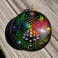 Sacred Lotus Holographic Orgonite Pendant • 22 Crystal Matrix • EMF Protection • Hand Made • Free Cotton Necklace