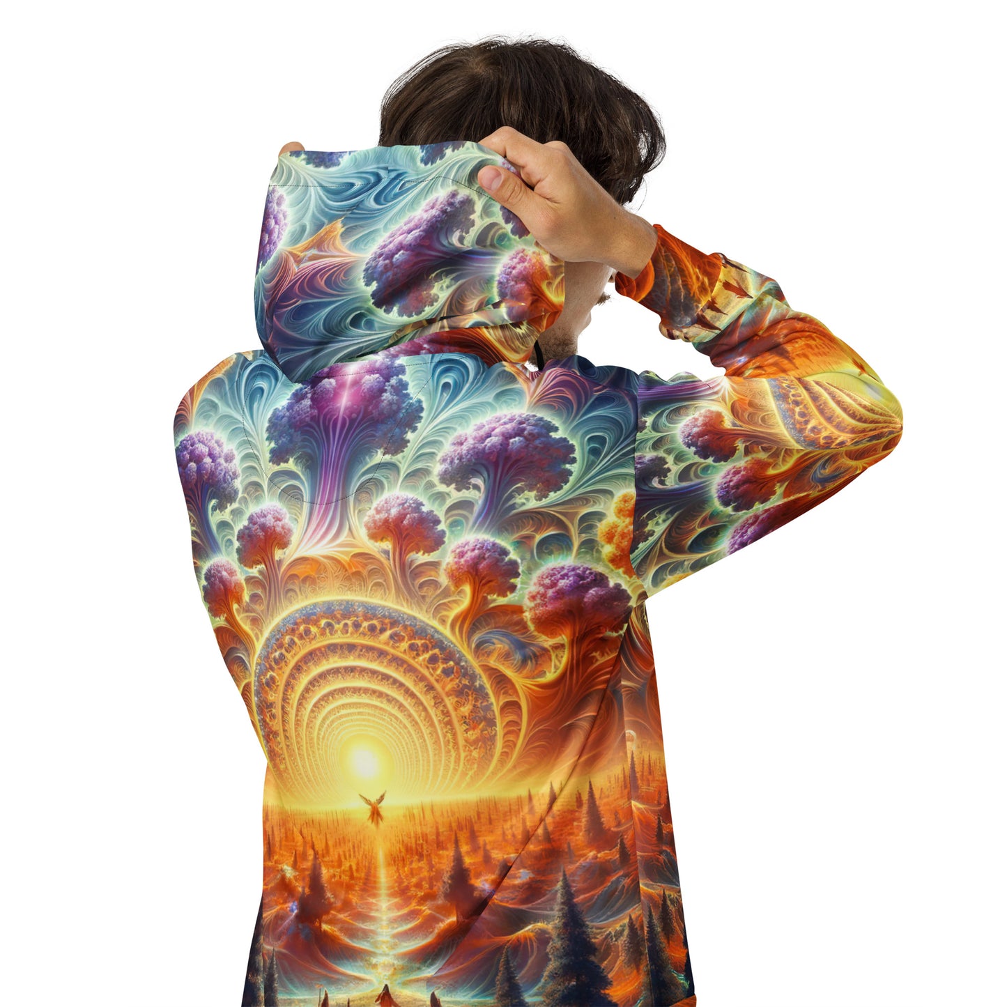 Horizon of Celestial Dreams Zip Up Hoodie