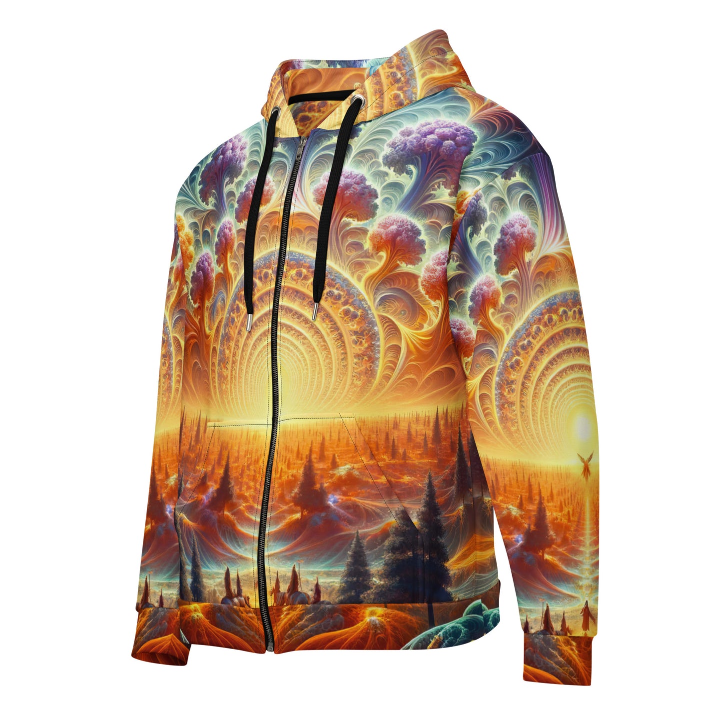 Horizon of Celestial Dreams Zip Up Hoodie