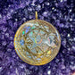 Stellar Light - Sacred Geometry Holographic Orgone Tesla Pendant- EMF Blocker - Chakra Balancing - FREE Necklace - Hand Made (Copy)