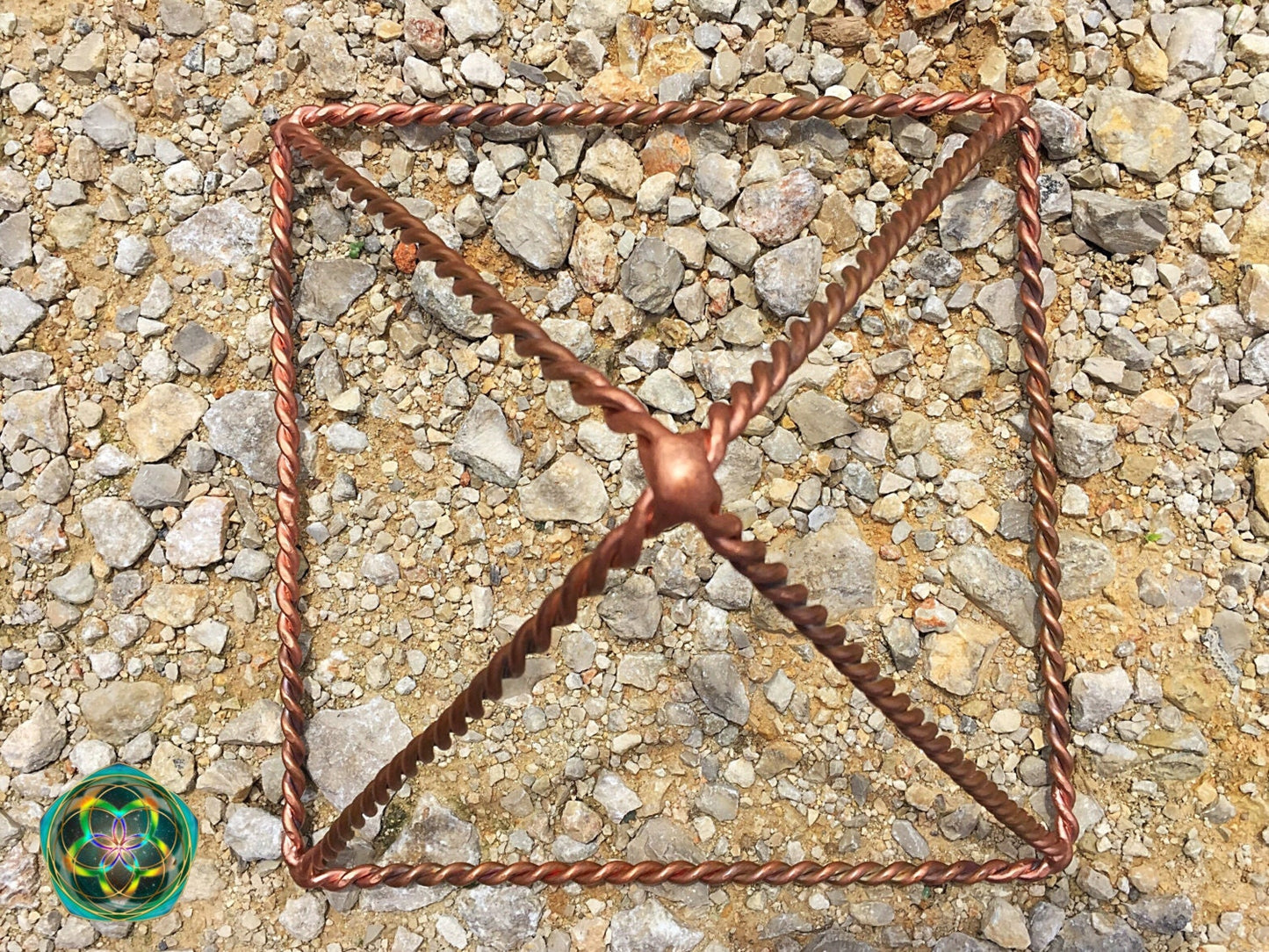 Copper Sacred Cubit Tensor Pyramid - Energy - Balance - Grid Activation - Made To Order