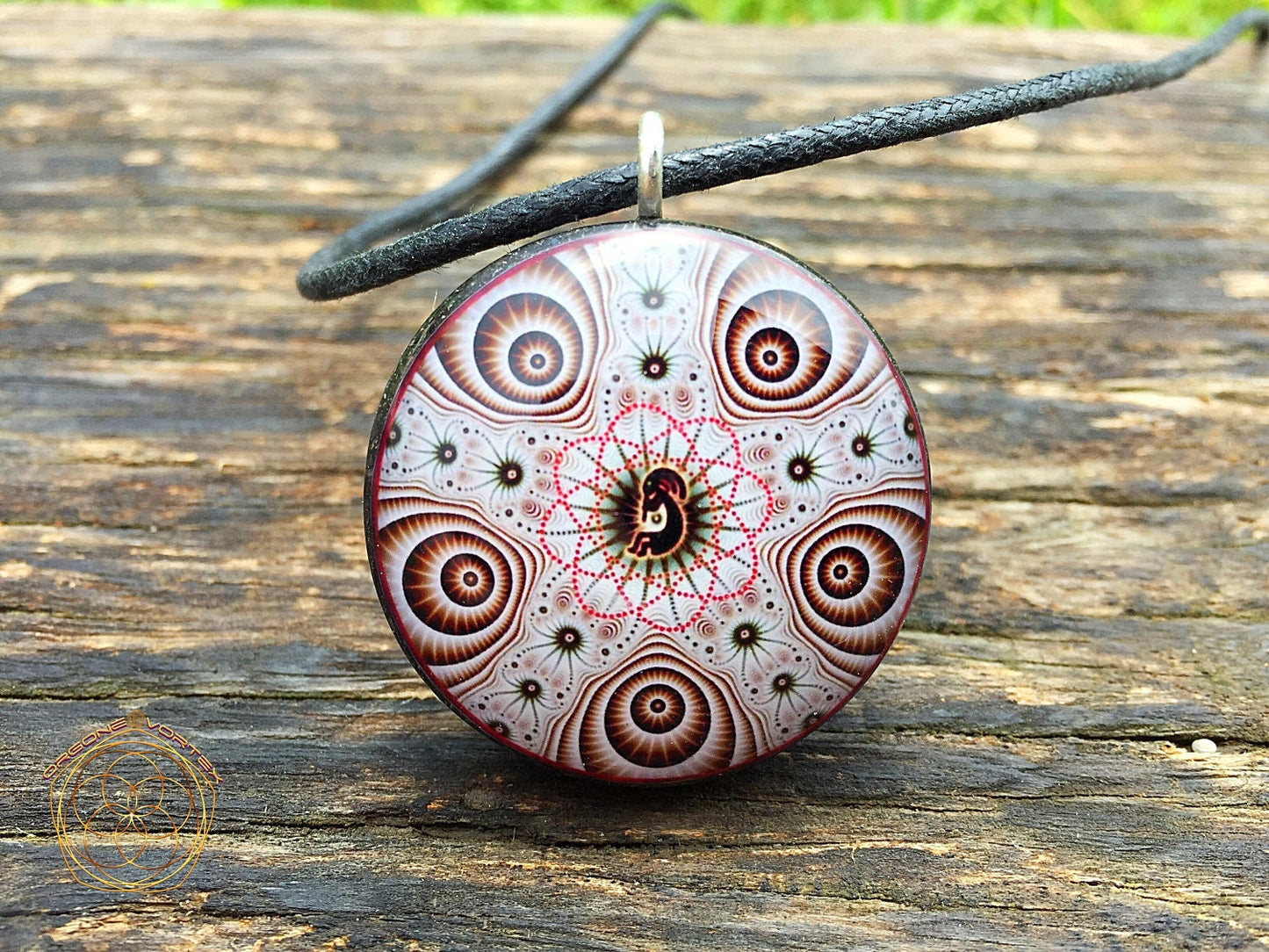 Dreamtime Orgone Tesla Pendant- featuring Pumayana -EMF Blocker - Chakra Balancing - FREE Necklace - Hand Made