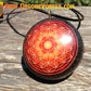 Orange Flower of Life Orgone Tesla Pendant- EMF Blocker - Chakra Balancing - FREE Necklace - Hand Made
