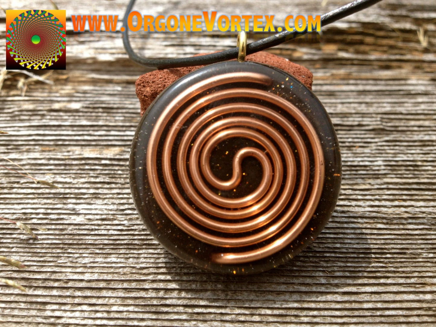 Orgone Tesla Coil Pendant - EMF Blocker - Chakra Balancing - FREE Necklace - Hand Made