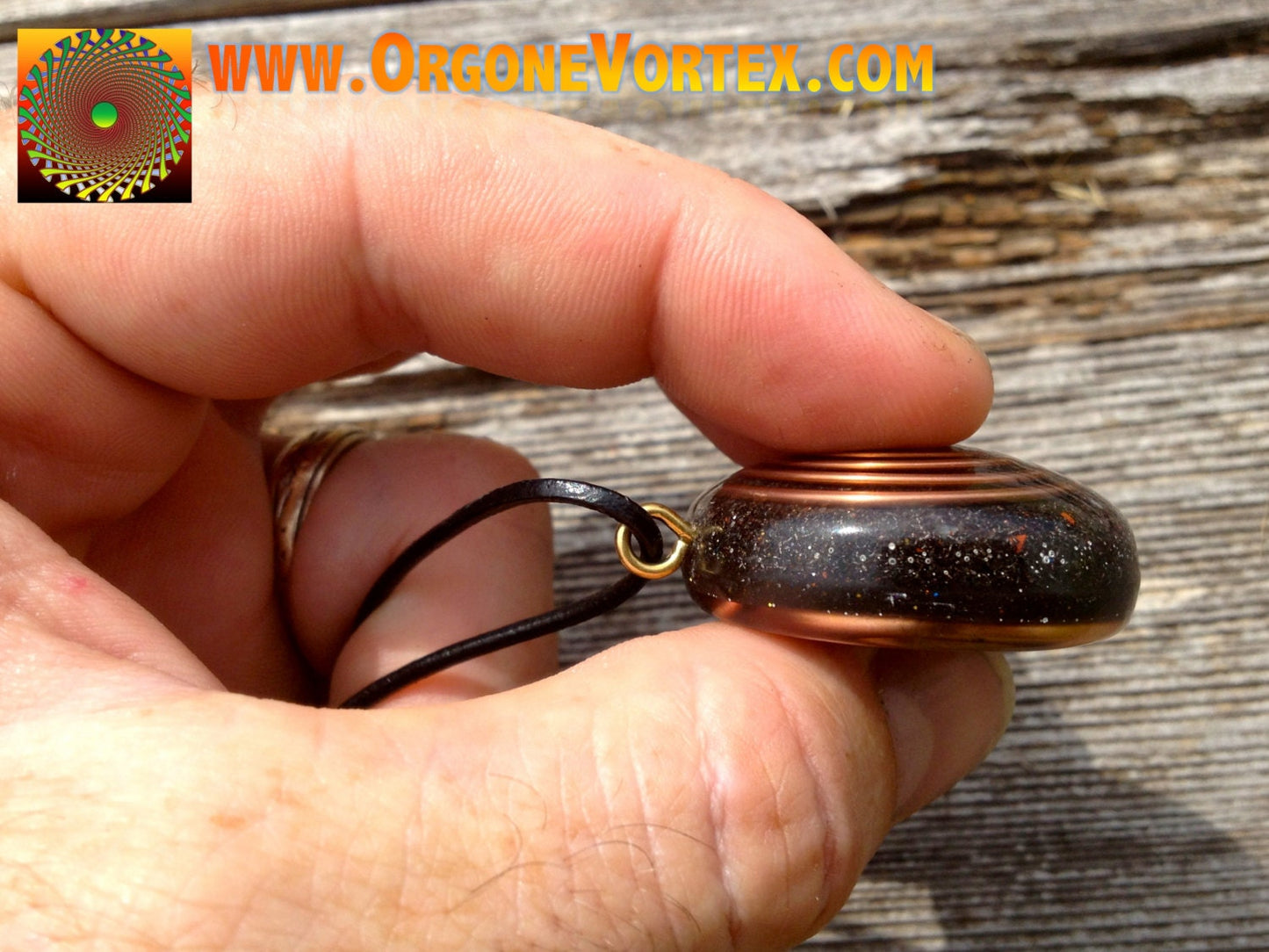Orgone Tesla Coil Pendant - EMF Blocker - Chakra Balancing - FREE Necklace - Hand Made