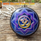 Purple OM Mandala Orgone Tesla Pendant- EMF Blocker - Chakra Balancing - FREE Necklace - Hand Made