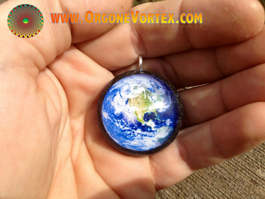 Earth Mother Orgone Energy Pendant- EMF Blocker - Chakra Balancing - FREE Necklace - Hand Made