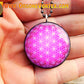 Pink Flower of Life - Sacred Geometry - Orgone Tesla Pendant- EMF Blocker - Chakra Balancing - FREE Necklace - Hand Made