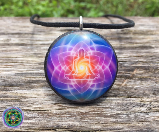 Orgone Tesla Pendant- featuring PUMAYANA -EMF Blocker - Chakra Balancing - FREE Necklace - Hand Made